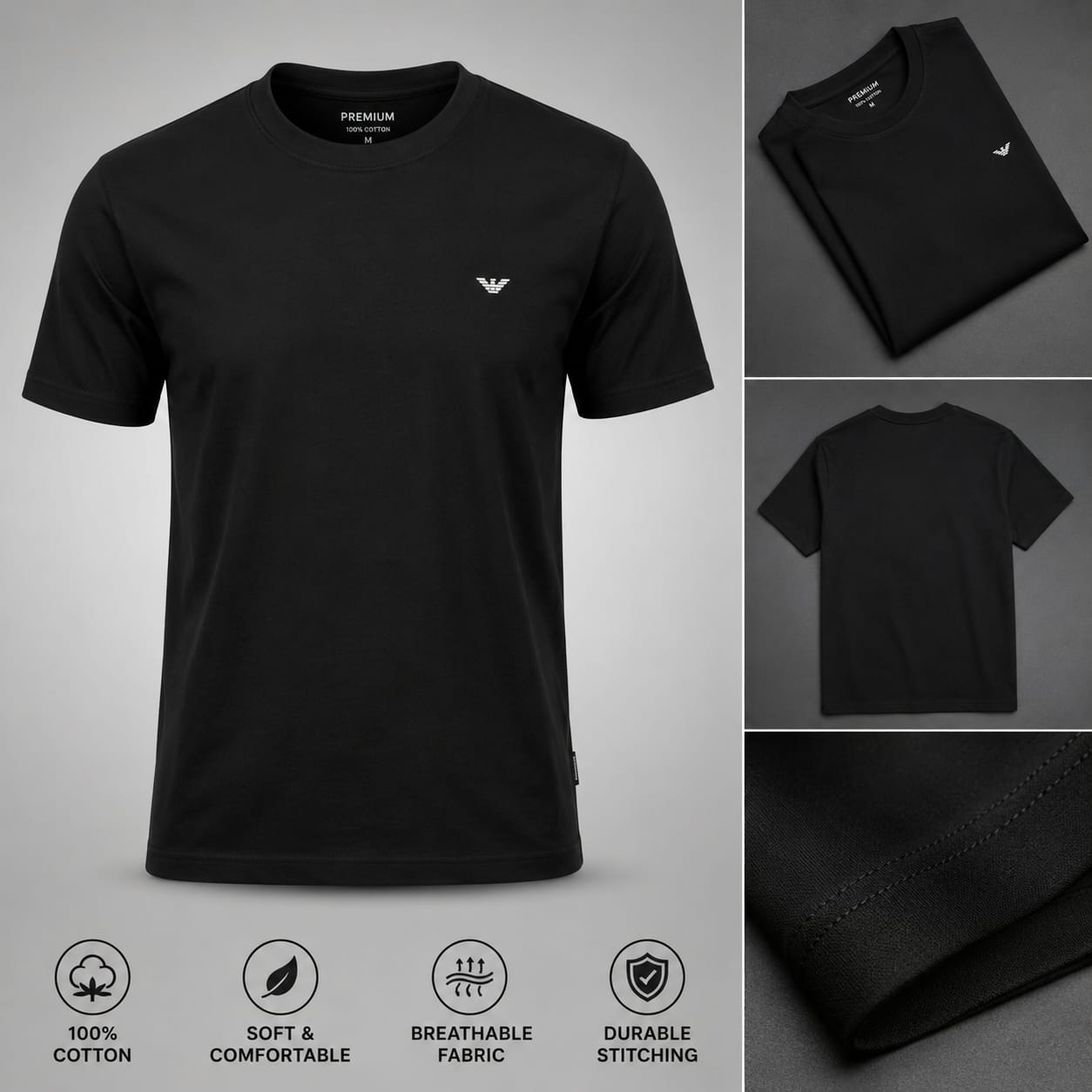 Premium Classic Cotton T-Shirt