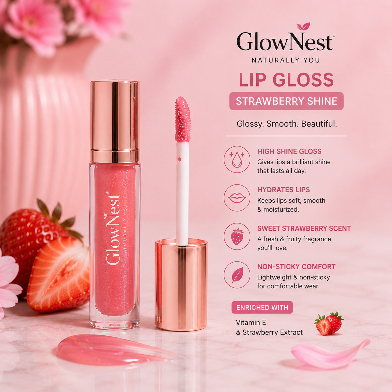 GlowNest Lip Gloss